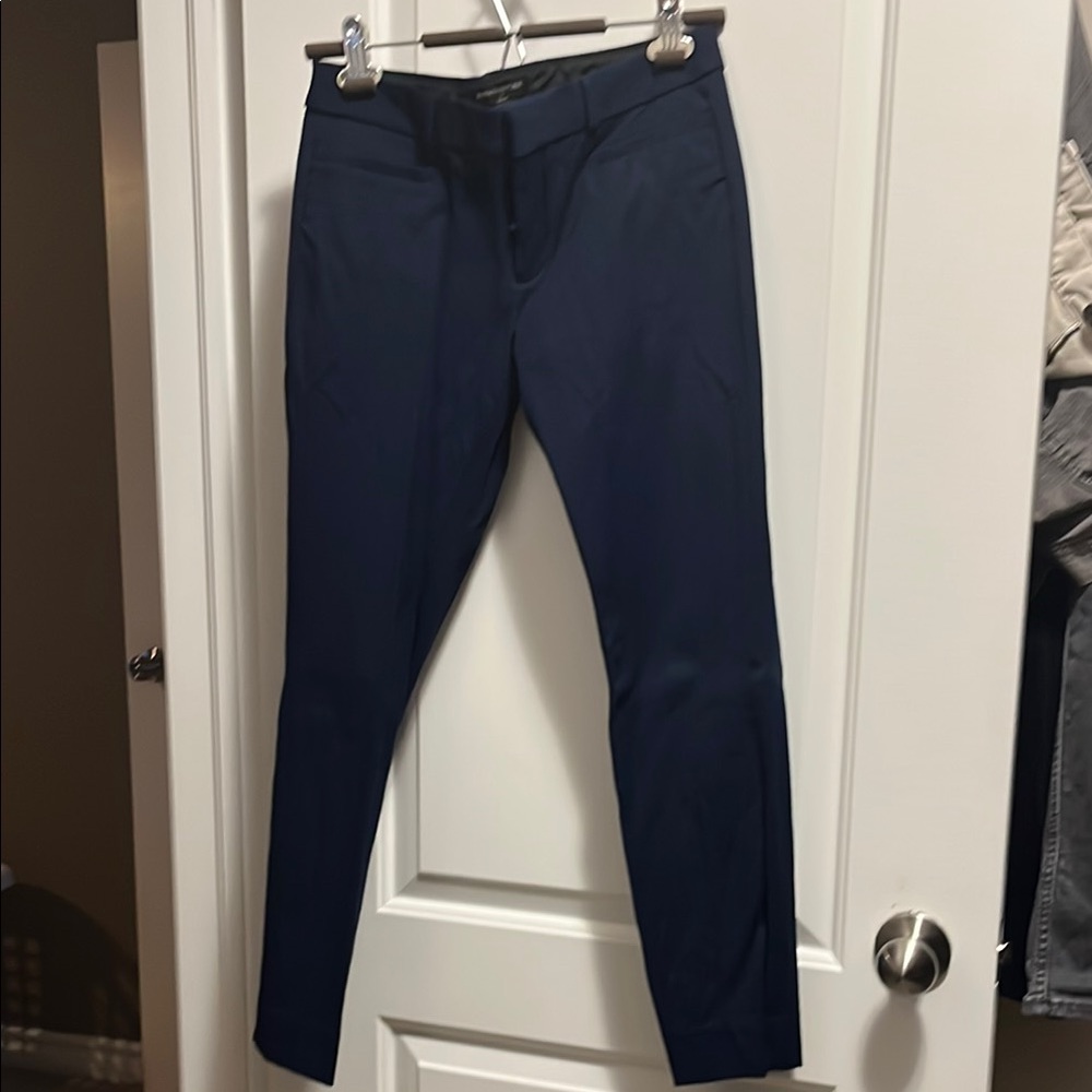 Banana Republic Blue Dress Pants with Slim Fit and Full Length